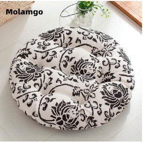 MOLAMGO  Thảm từ cotton lót ghế ngồi phong cách Nhật Bản