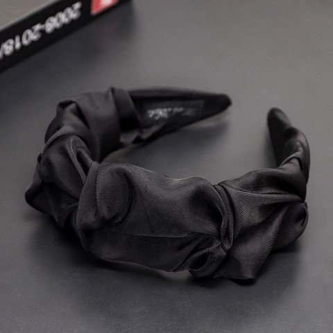 Băng Đô Cài Tóc Thắt Tết Bím Cao Cấp, Bờm Tóc Turban Vải Lụa Voan Phong Cách Hàn Quốc Cho Nữ Đẹp
