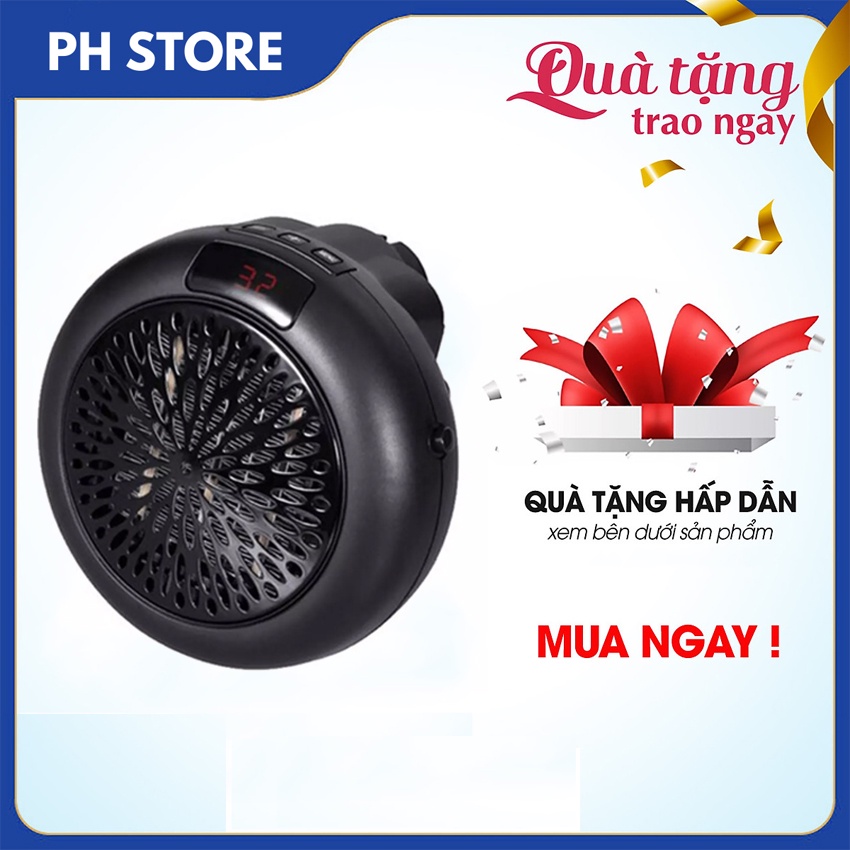 Quạt Sưởi Phòng Mini Tự Động Ngắt An Toàn Cho Gia Đình