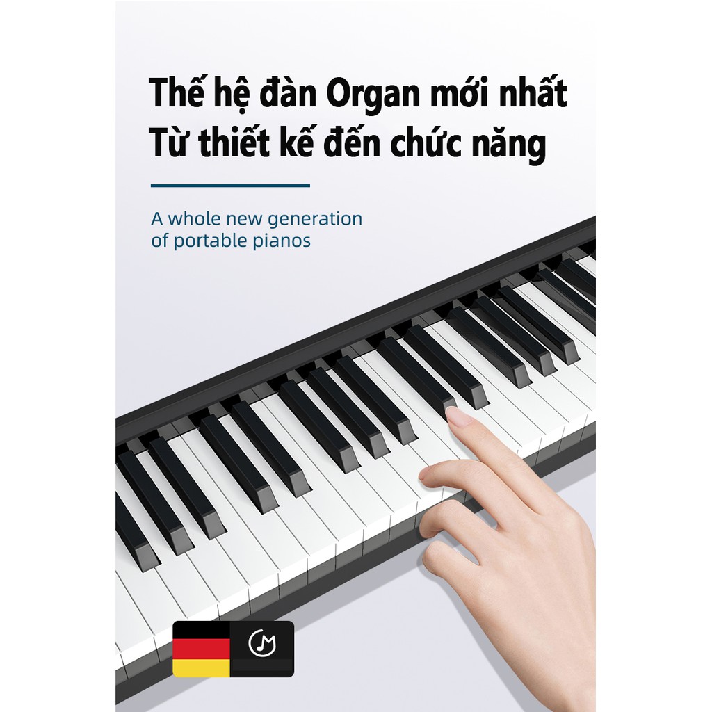 MUS02 Đàn organ điện tử 88 phím kết nối bluetooth đàn piano MIDI organ tập luyện