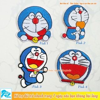 Sticker ủi thêu hình Doremon dễ thương - Patch ủi quần áo balo Doraemon S41