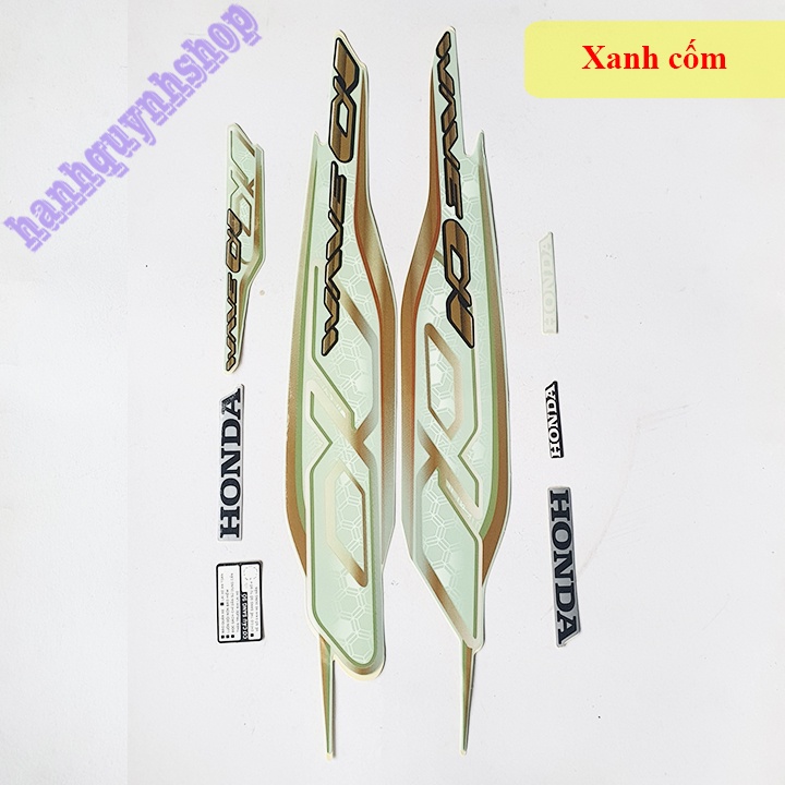Tem Wave Alpha 110 đời 2019 – 2021 3 lớp chống nước