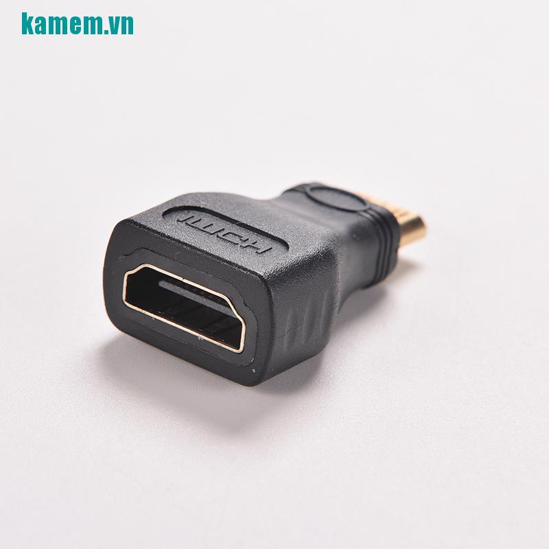 1 Đầu Chuyển Đổi Mini Hdmi Type C Đực Sang Hdmi Type A Female