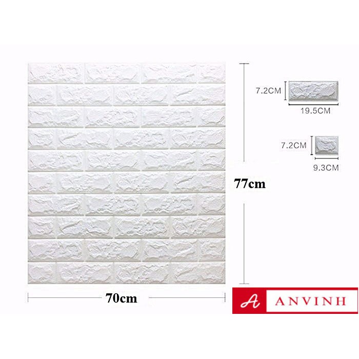 combo 50 tấm xốp dán tường 70x77cm | BigBuy360 - bigbuy360.vn