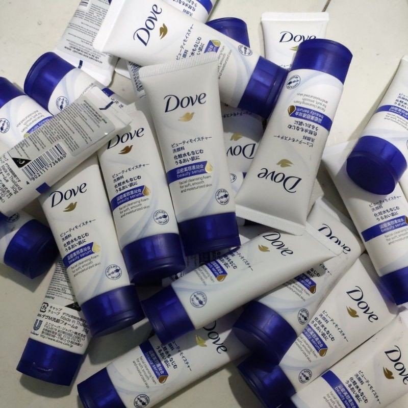 Sữa rửa mặt Dove Beauty serum Tái Tạo, Phục Hồi Da, dưỡng ẩm nội địa Nhật 30g