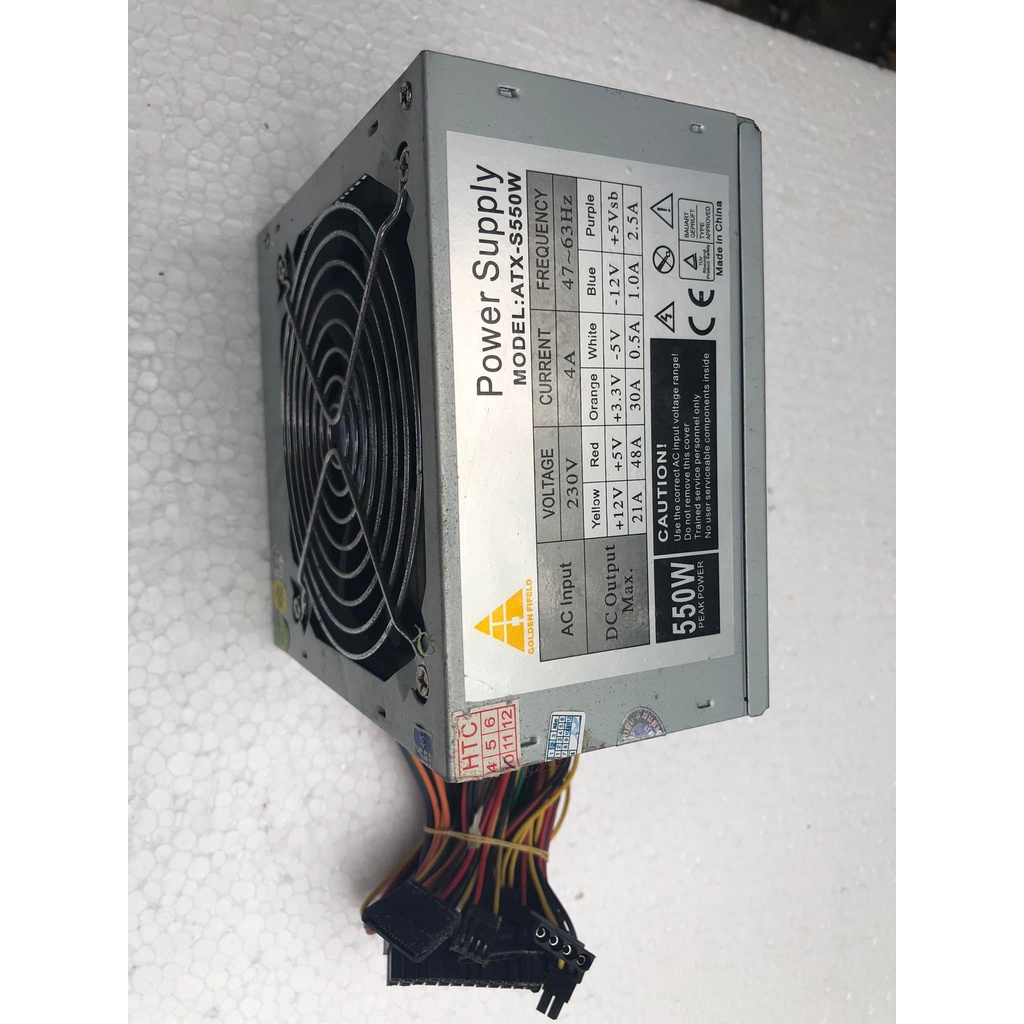 Bộ nguồn máy tính PC POWER SUPPLY S550W Công suất thật