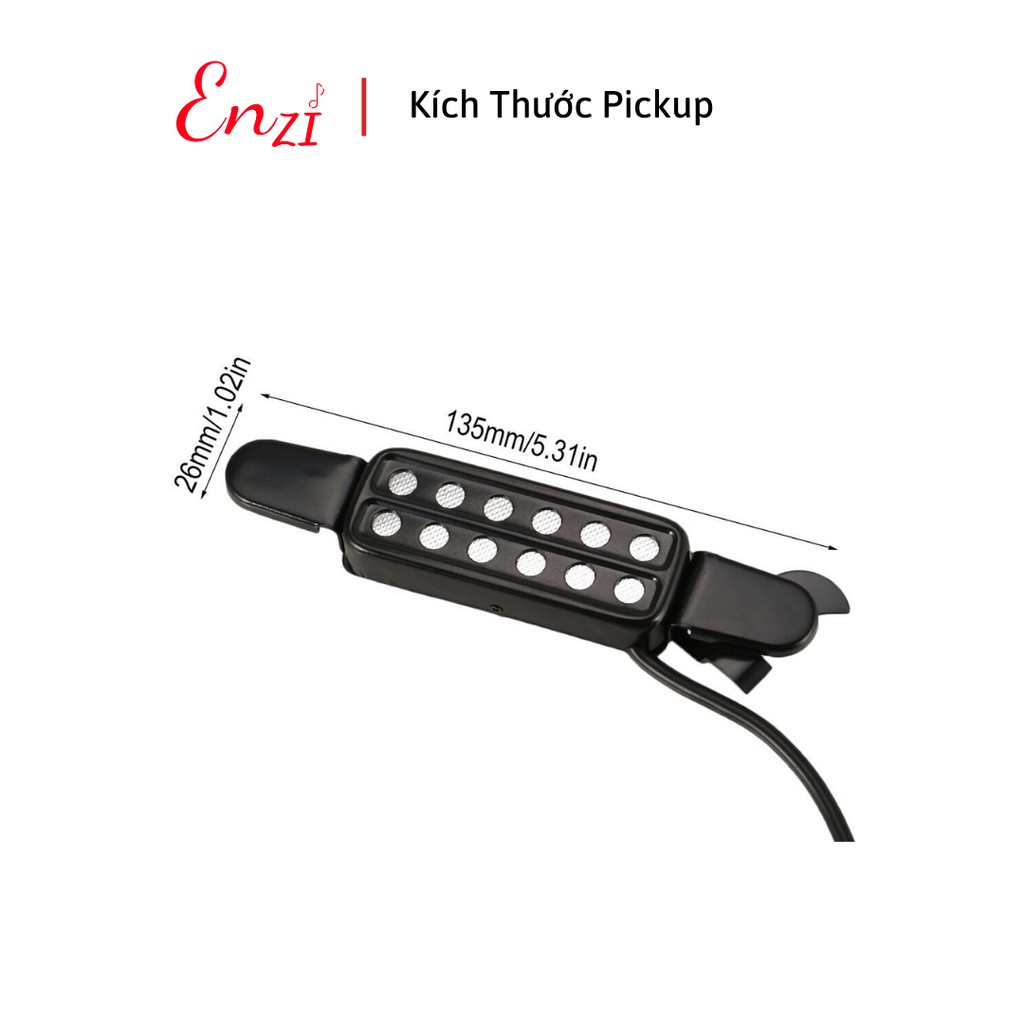 Pickup P011 pickup P012 và AD20 cho đàn guitar acoustic classic kích âm thanh mộc từ guitar ra loa không cần đục thùng