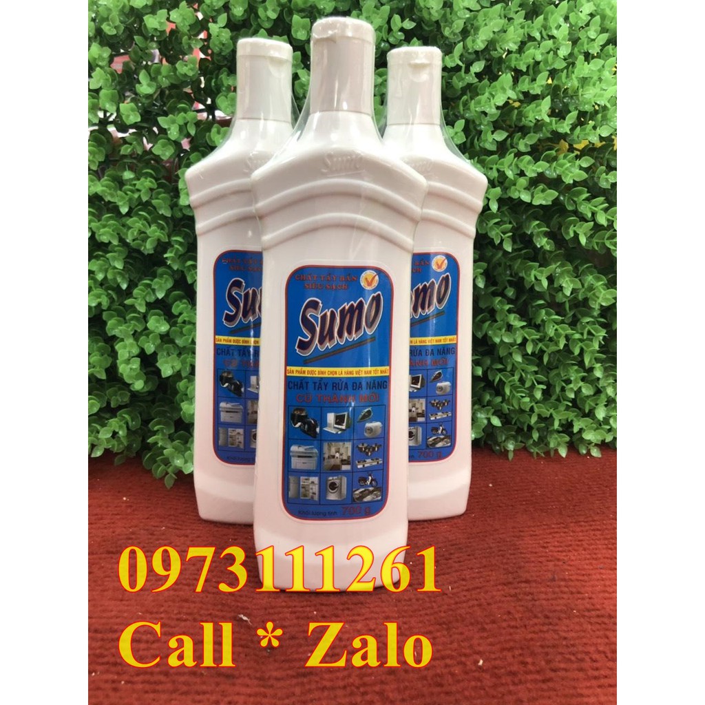 Nước tẩy rửa Sumo 700gr -Dung dịch tẩy trắng gạch men,bồn cầu,cửa kính