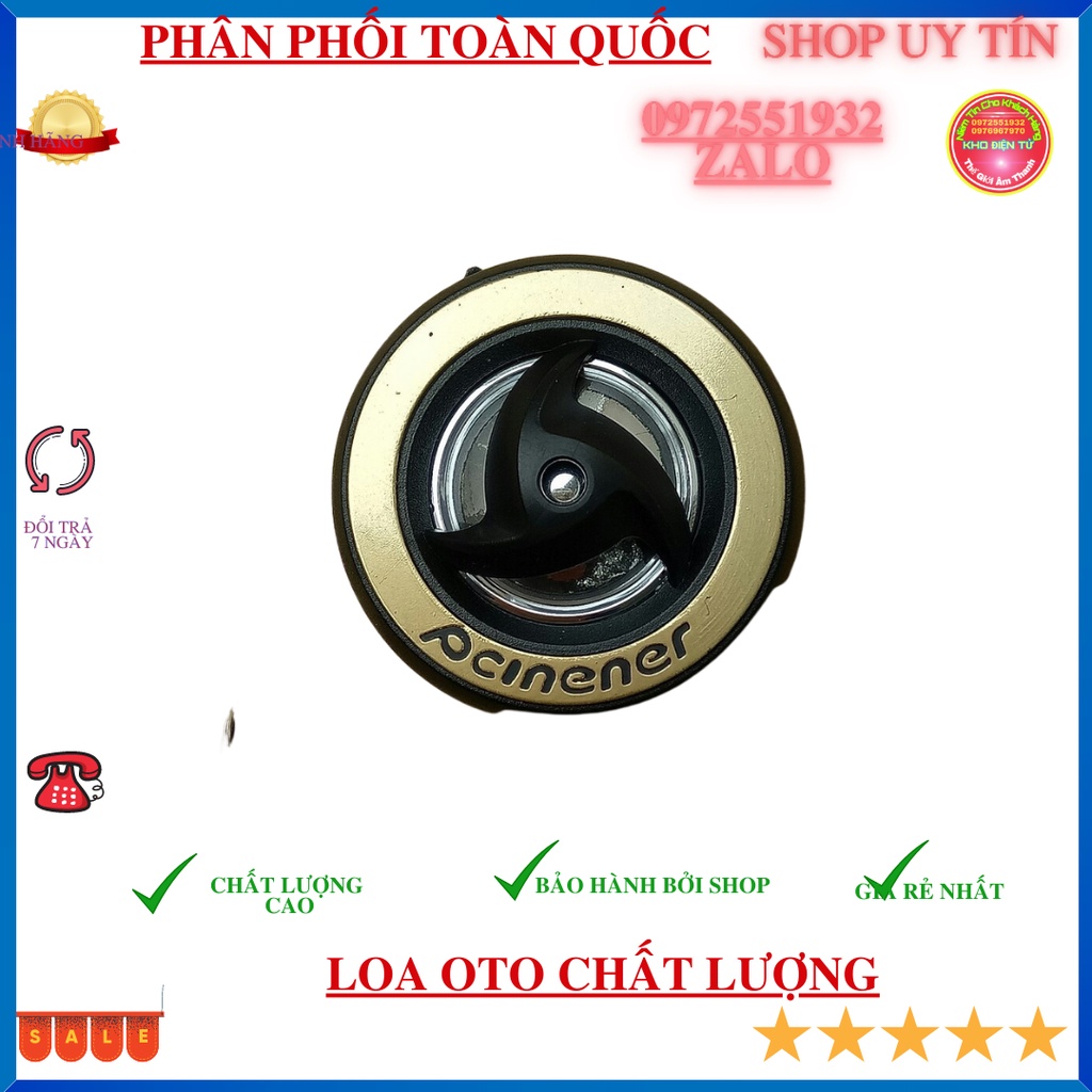 Loa tép gắn ô tô Pcinener giá 1 đôi hàng cao cấp chất âm trong trẻo