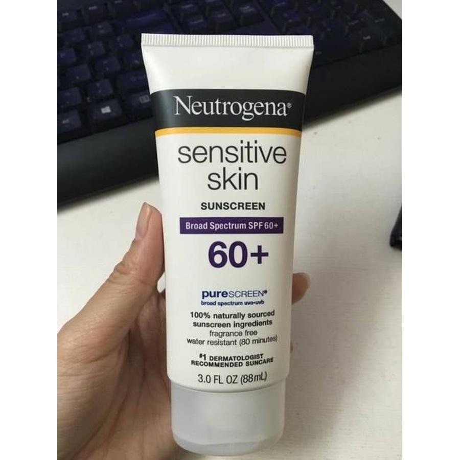 Kem Chống Nắng Neutrogena cho da nhạy cảm Sensitive Skin Sunscreen SPF60 (88ml) _ NTG016CN