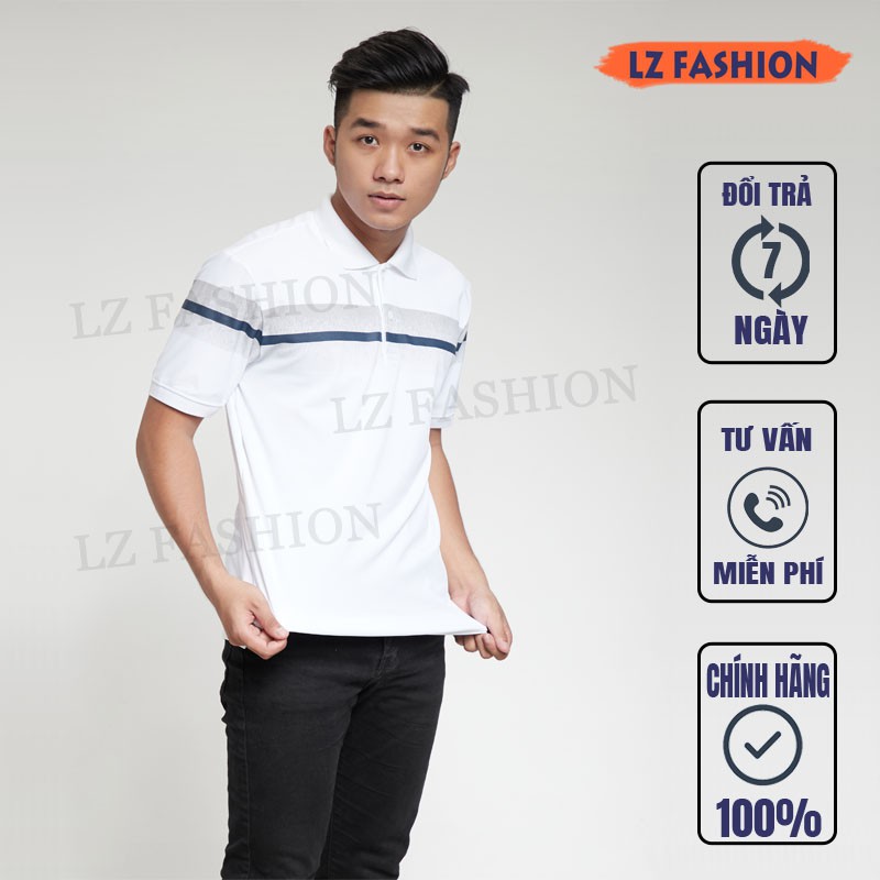 ÁO THUN NAM CỔ POLO NGẮN TAY SỌC MÀU CAO CẤP - LZ FASHION - PS152