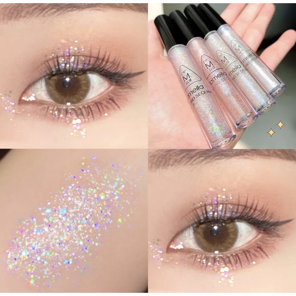 Gel nhũ mắt Diamond Lamella liquid eye shadow long lanh cực xinh bền màu lâu trôi
