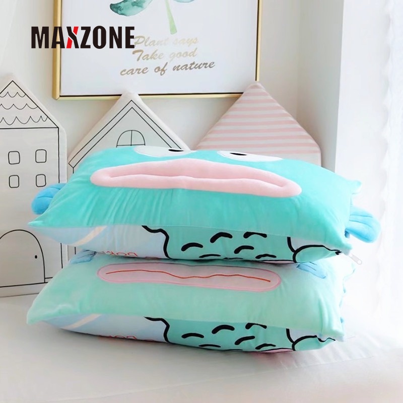 Vỏ Gối In Hình Búp Bê Sanrioed Hangyodon Hai Mặt Dễ Thương Cho Học Sinh