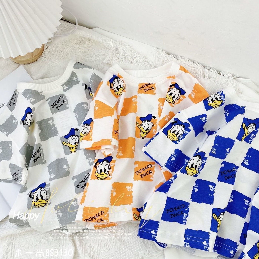 Áo Thun Tay Ngắn 100% Cotton Họa Tiết Màu Nhuộm Phong Cách Hàn Quốc Thời Trang Mùa Hè Cho Bé Trai Và Gái