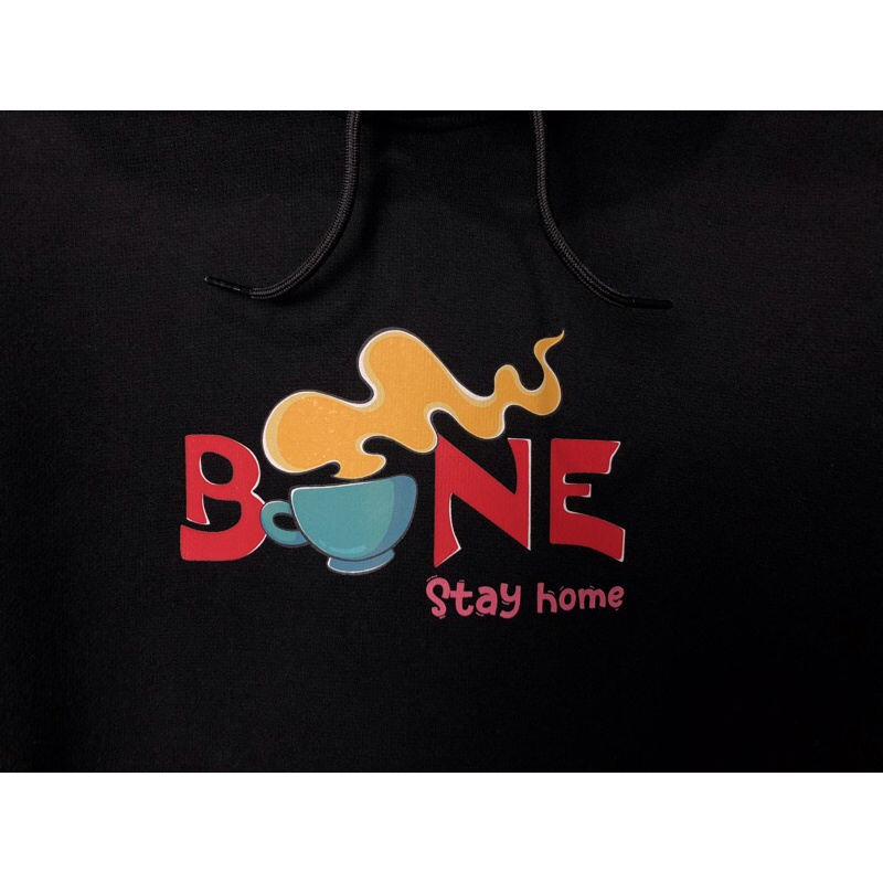 Áo hoodie local brand chính hãng unisex form rộng Bone stayhome | BigBuy360 - bigbuy360.vn