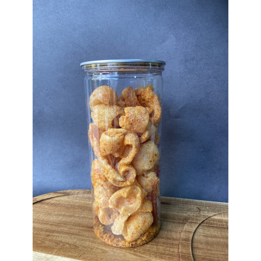Da heo cháy tỏi ớt giòn rụm - Túi zip 60g & Hũ pet 160g [HOẢ TỐC] Da heo chiên giòn, ăn vặt ngon | BigBuy360 - bigbuy360.vn