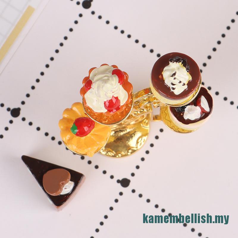 Giá Đỡ Bánh Kem Trái Cây Tỉ Lệ 1 / 12 Trang Trí Nhà Búp Bê