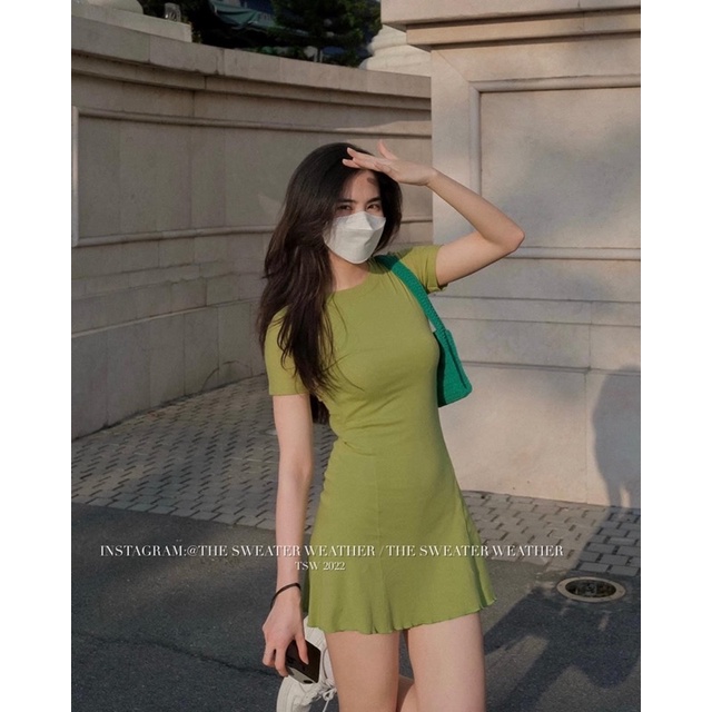 Váy Body Thun Zip Dáng A