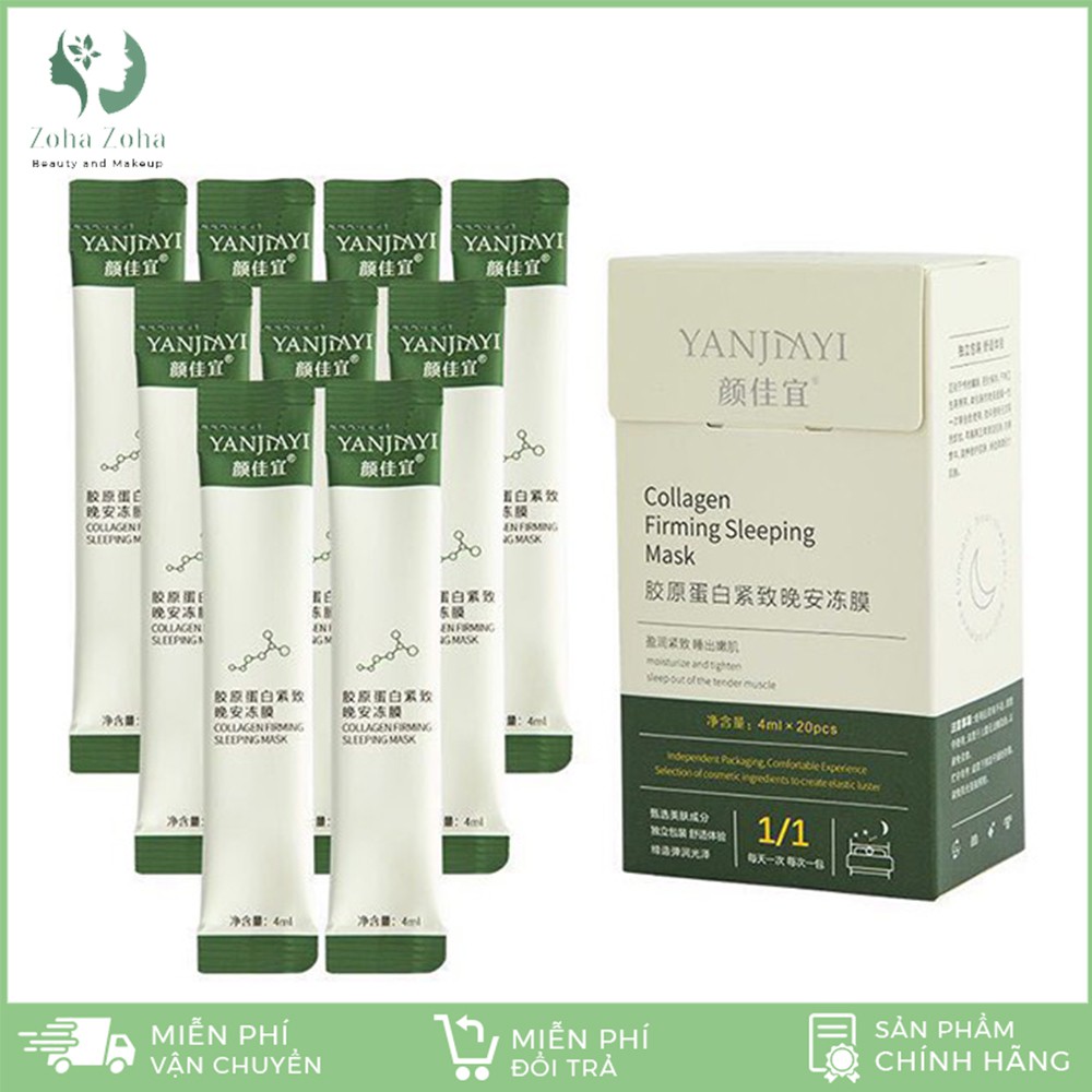 Lẻ 1 gói Mặt nạ ngủ collagen dạng gel YOUR SKIN làm săn chắc và chống lão hóa da dưỡng ẩm chuyên sâu giúp da sáng hồng