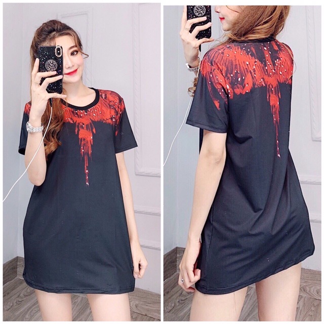 Đầm thun lạnh 3D form rộng (chất siêu đẹp) | BigBuy360 - bigbuy360.vn