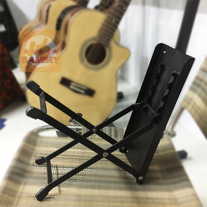 KÊ CHÂN HỖ TRỢ NGƯỜI CHƠI ĐÀN GUITAR GÁC CHÂN - XẾP GỌN ĐƯỢC - ĐIỀU CHỈNH CAO THẤP