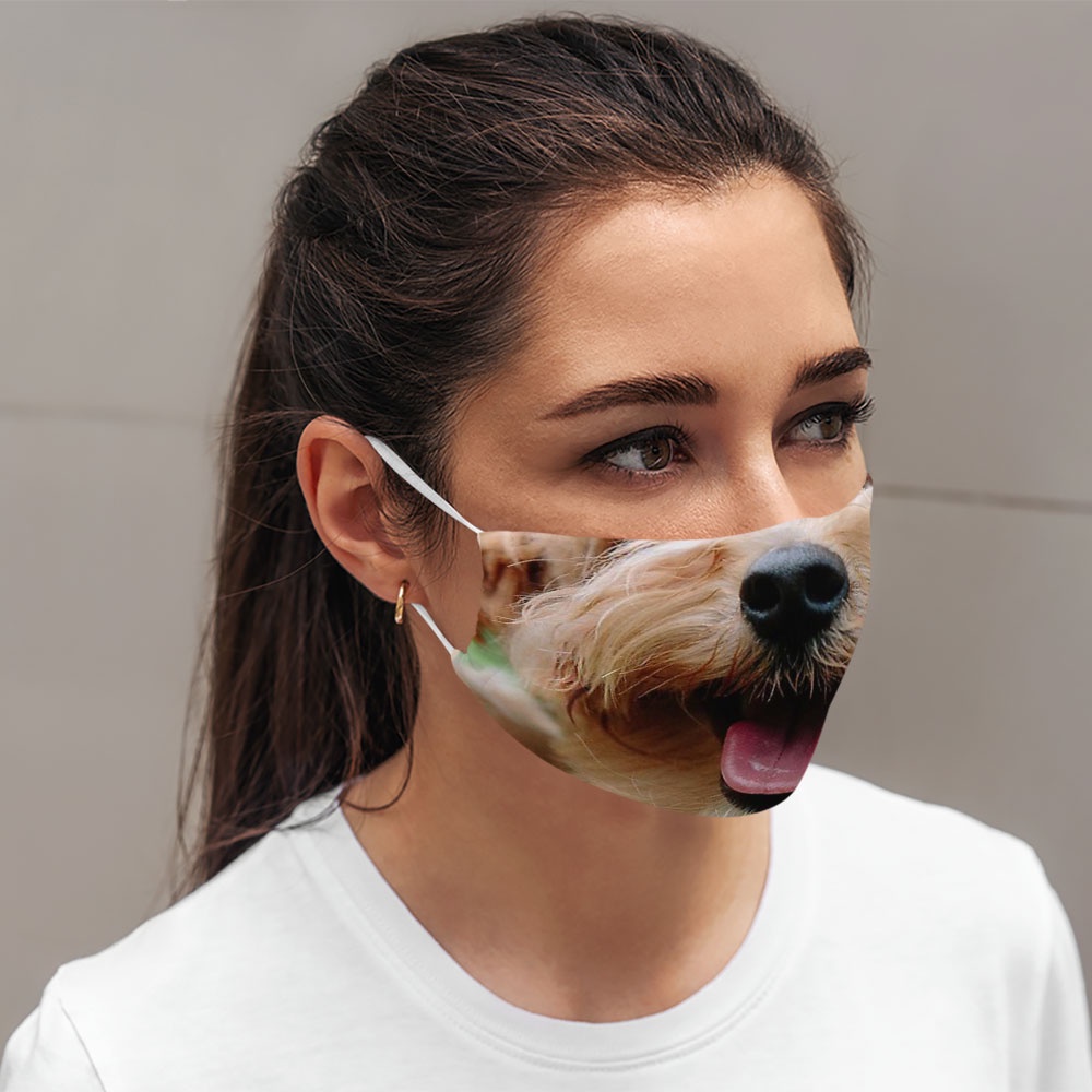 Khẩu trang cute cho bé dễ thương vui nhộn đáng yêu hoạt hình Thú Cưng CARTWELL kháng khuẩn dành cho nam nữ dày 2 lớp dễ