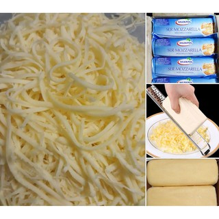 Phô mai Balan Mozzarella bào sợi 1kg dùng làm pizza, bánh bao, mỳ ý