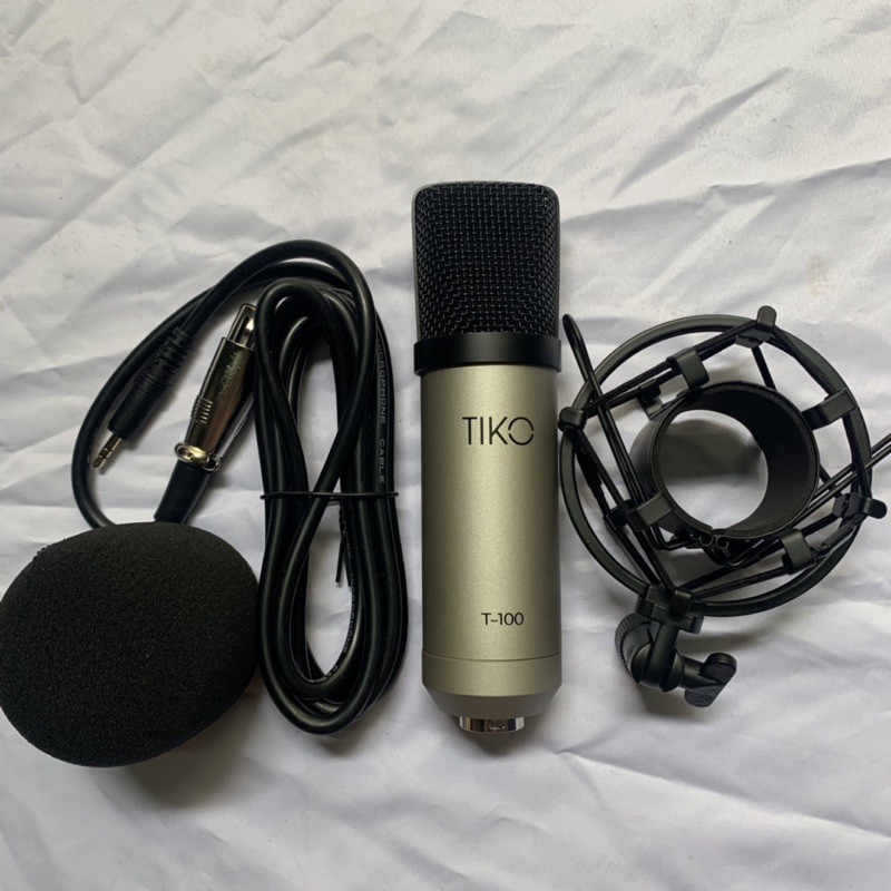 Mic thu âm livestream mới nhất TIKO-T100 Âm Thanh Trong-Hút Mic bảo hành 1 năm