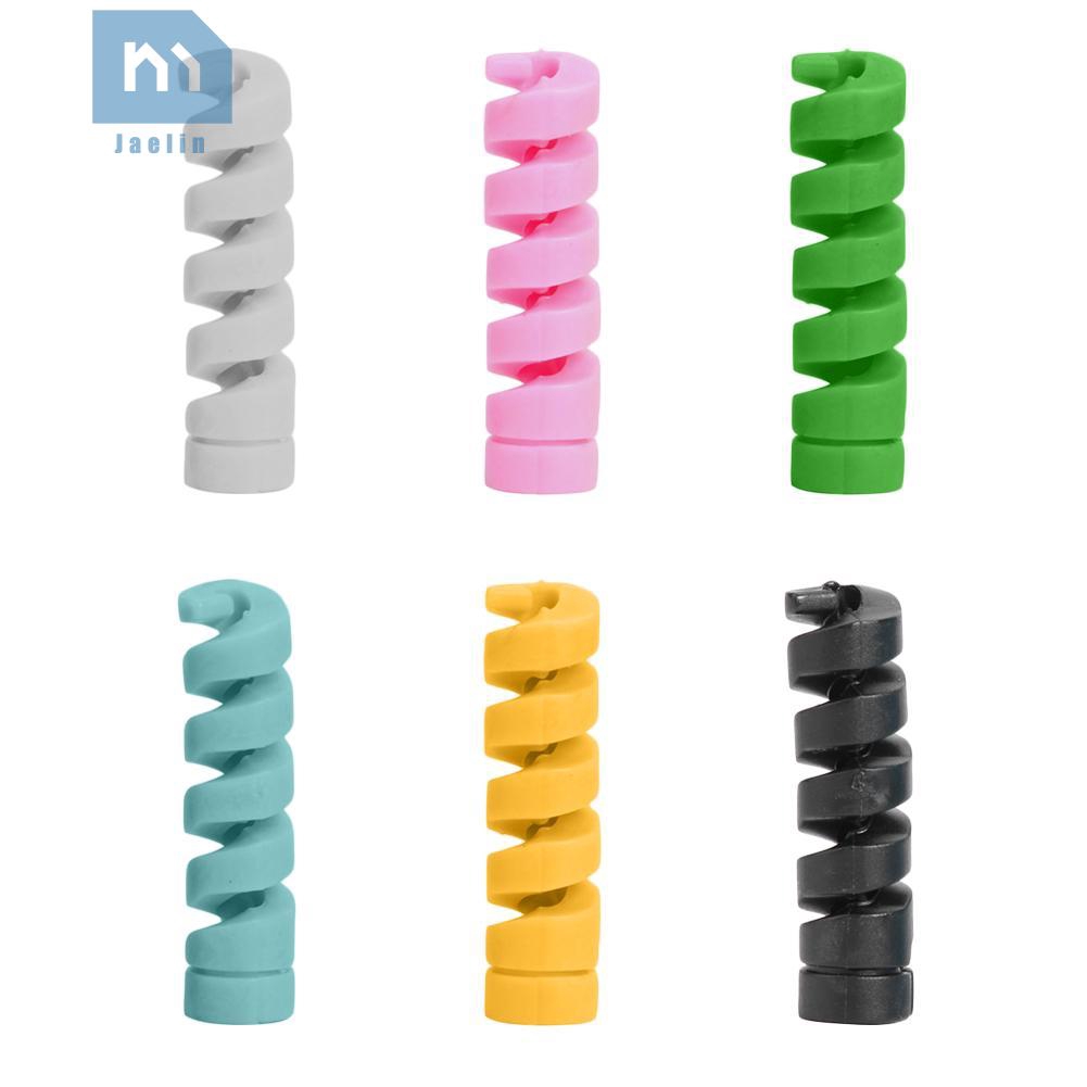 Phụ Kiện Bảo Vệ Dây Cáp Sạc Dạng Xoắn Ốc Cho Iphone Android