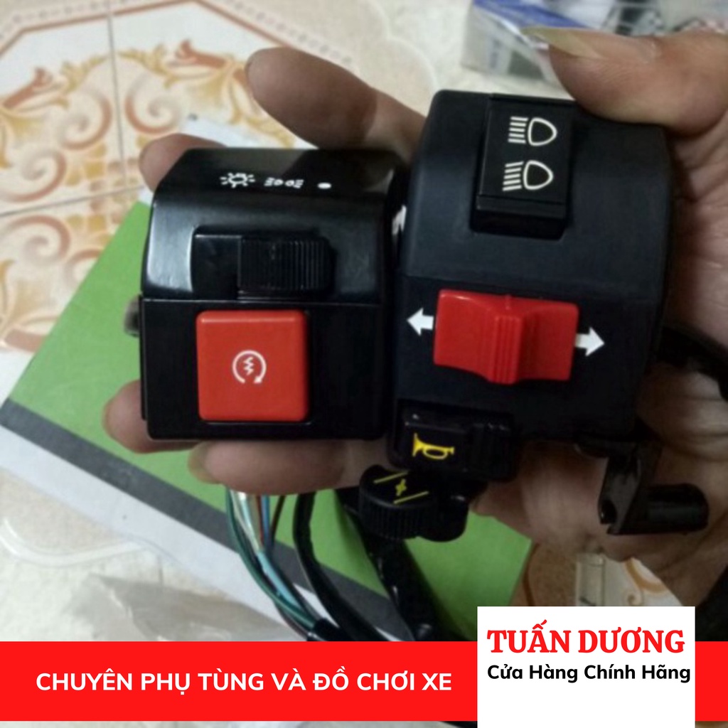Cụm Công Tắc Điều Khiển Xe Dream - Củ Công Tắc 2 Bên Tay Lái hàng xịn cho dream Việt và Dream Thái