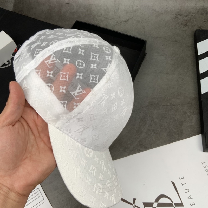 Mũ Lưỡi Trai Phối Lưới Von in LV Gắn Logo Cao Cấp Giá Rẻ Thời Trang Nam Nữ