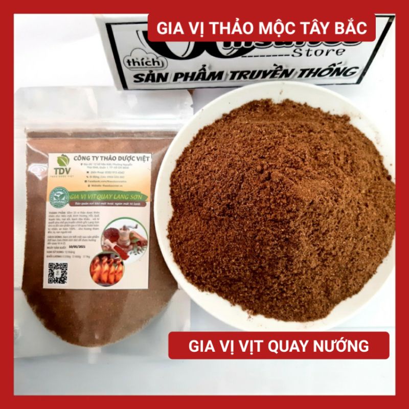 Gia vị ướp thịt nướng ướp vịt gia vị vịt quay lạng sơn - SẢN PHẨM TRUYỀN THỐNG [Vị Vịt - gói 100G]