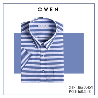 (OWEN GIẢM GIÁ ) - Áo sơ mi ngắn tay Owen chính hãng - BA90045N