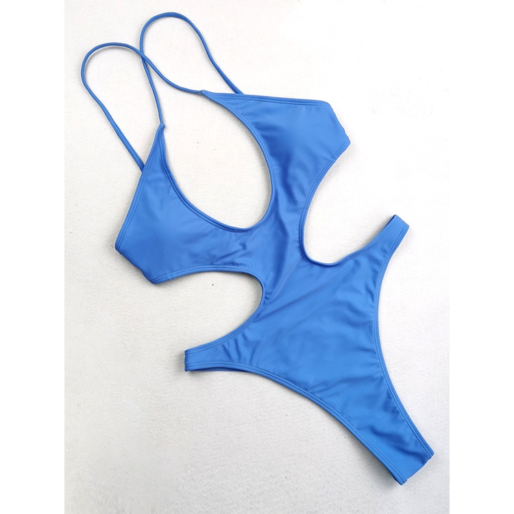 Bộ Đồ Bơi Một Mảnh Màu Trơn 2022 Biquinis Feminino Gợi Cảm Cho Nữ