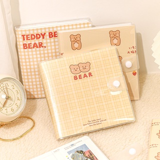 Sổ note for cube Teddy bear có bao nhựa trong
