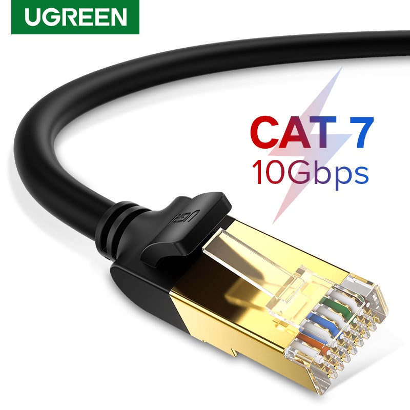 Dây Cáp Mạng Ugreen Cat7 10Gbps RJ45 Lan UTP Dành Cho Máy Tính