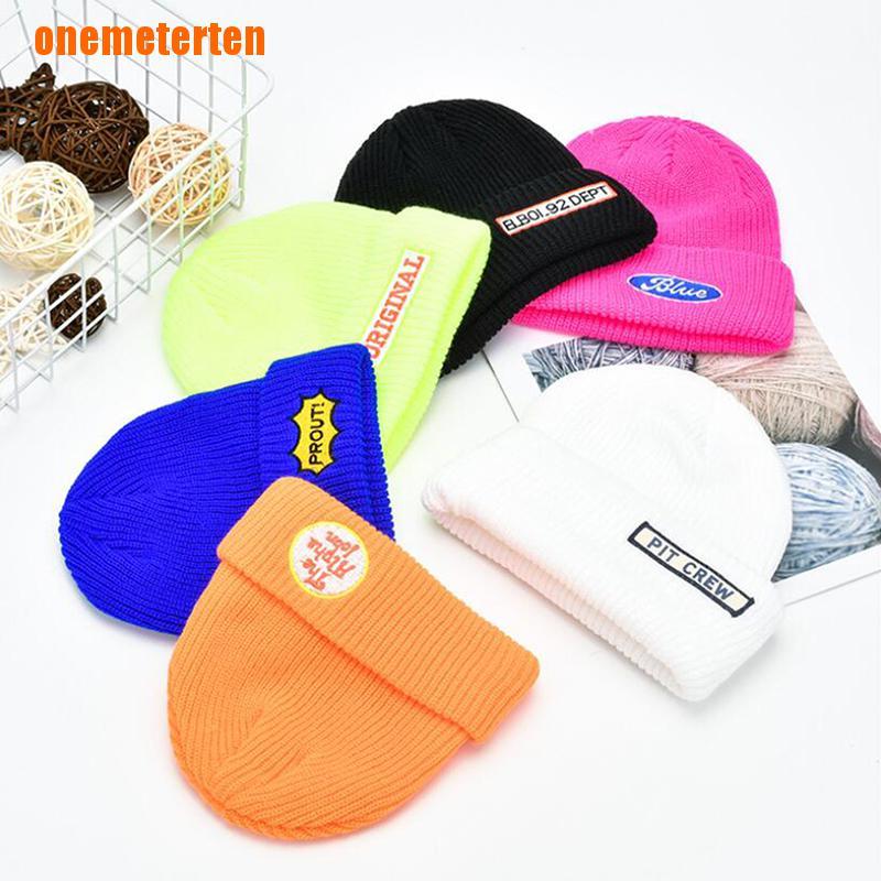 Mũ Len Beanie Thêu Chữ Cho Nam Và Nữ