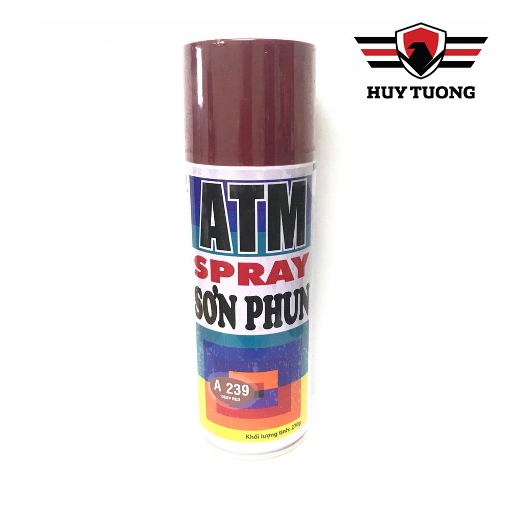 Sơn xịt phun cầm tay 36 màu ATM Spray, sơn xịt xe máy tường nhà không phai - Huy Tưởng