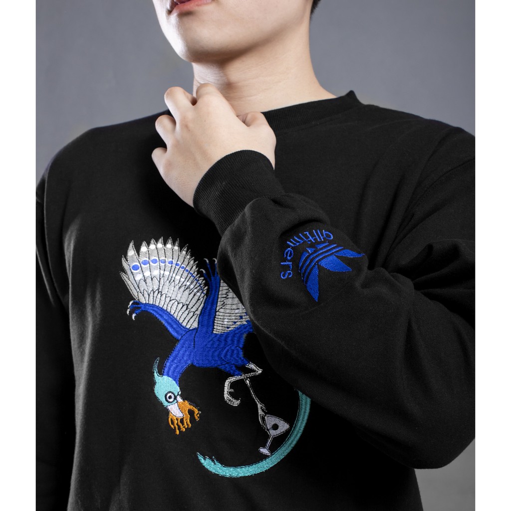 áo sweater thêu cực xịn- áo nỉ cotton cực mịn mát[hình thật] thời trang thu đông | BigBuy360 - bigbuy360.vn