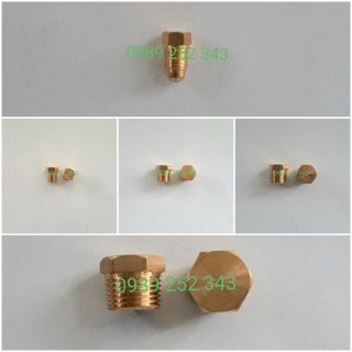 Bít thau ren ngoài 100% đồng thau