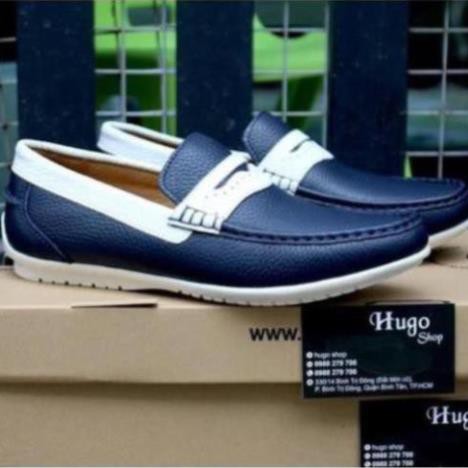 [Sale 3/3]Giày Lười Da Bò Nam Clarks . Giày Mọi Hàng Việt Nam Xuất Khẩu -pi9 *