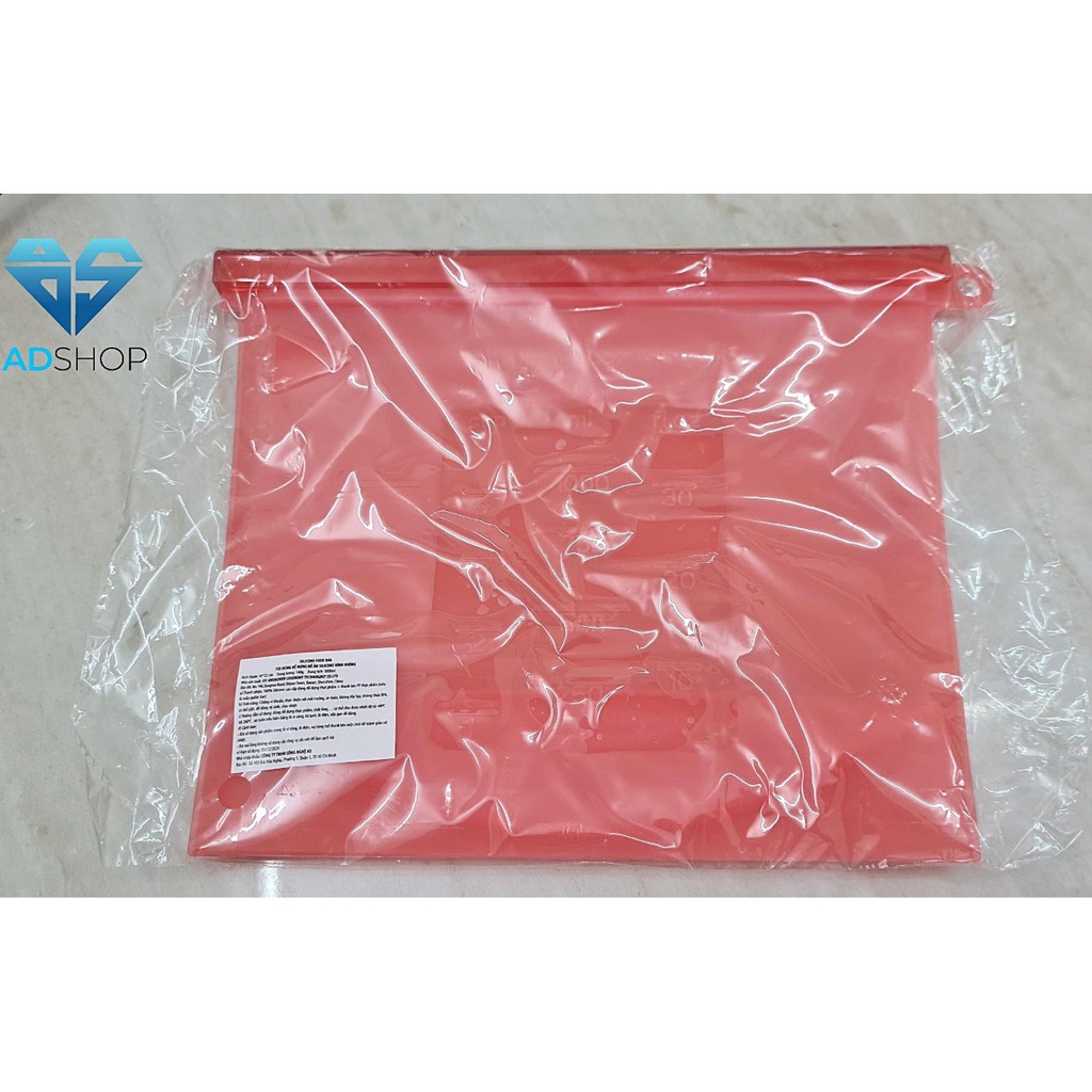 TÚI ĐỰNG THỰC PHẨM BẰNG SILICON KHÓA ZIP,TÚI BẢO QUẢN THỰC PHẨM AN TOÀN ĐÃ KIỂM ĐỊNH