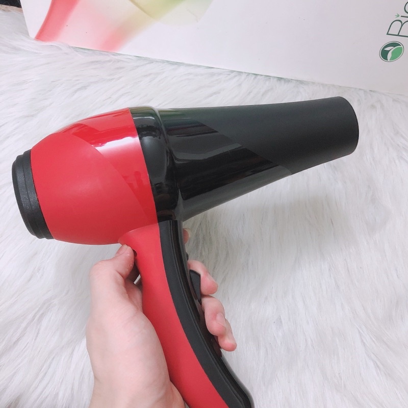 Máy sấy tóc Cao Cấp 6668 đỏ đen Chuyên nghiệp 2300W ( Chính Hãng )