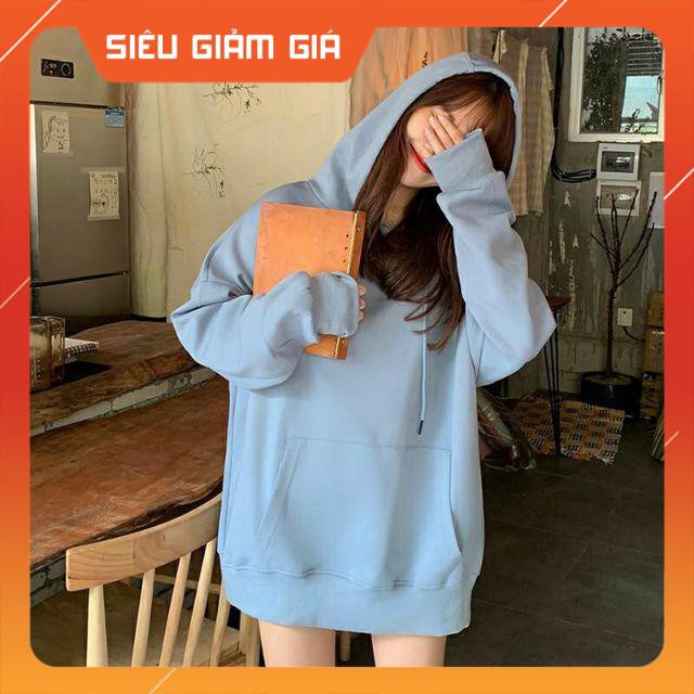Áo Khoác Hoodie Trơn unisex (Ảnh thật)
