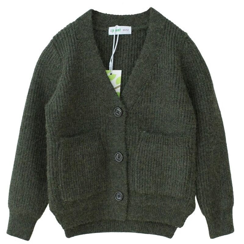 Áo Khoác Cardigan Cổ Chữ V Thiết Kế Mới Thời Trang Mùa Thu Đông Theo Phong Cách Hàn Quốc Dành