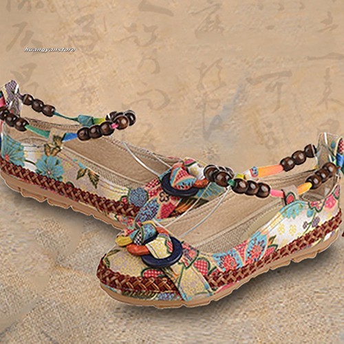 Giày Búp Bê Họa Tiết Thổ Cẩm Thời Trang Nữ Tính | BigBuy360 - bigbuy360.vn