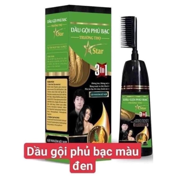 Dầu Gội Phủ Bạc TRƯỜNG THỌ màu đen