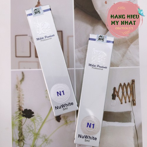 [TÁC DỤNG NHANH] Kem Làm·Hồng Nhũ Hoa NUWHITE MIBITI PRUDENTE N1(5ml). Khử Thâm &amp;Hồng Tự Nhiên Sau 7 ngày (Hàng MỸ 100%)