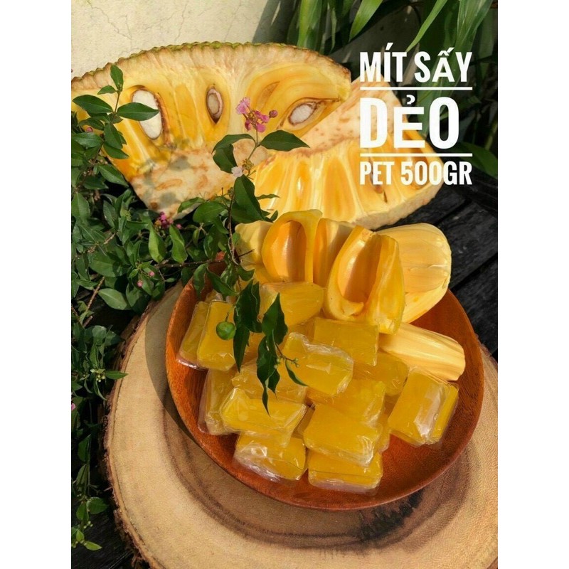 HỦ 400gr Mứt Mít sấy dẻo ( dạng viên )