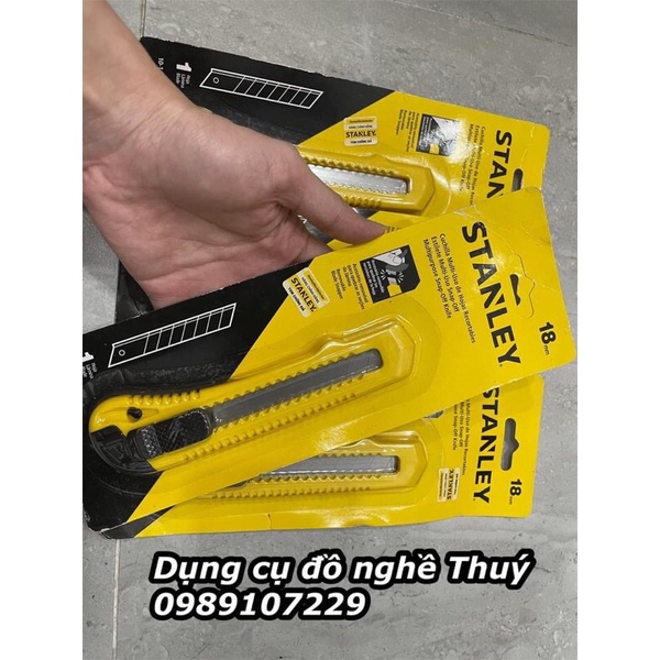 18MM DAO RỌC GIẤY CÁN NHỰA STANLEY 10-143-S